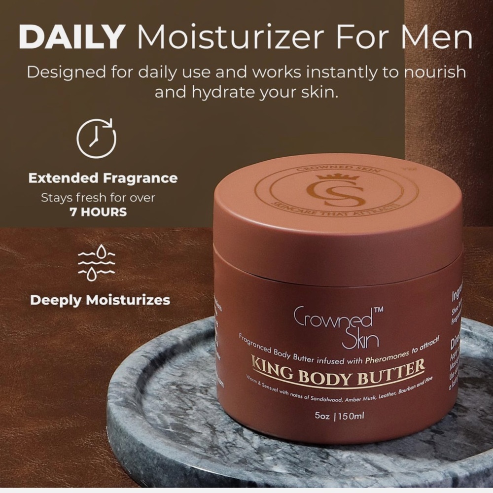 Body Butter - Luxurious Brown and Yellow Moisturizer - Picture 5 of 7